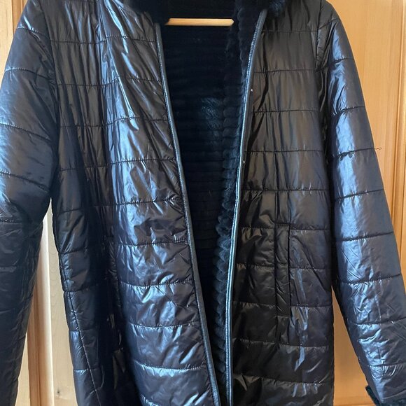 Linda Richards of New York fur coat, reversible. - Picture 1 of 10